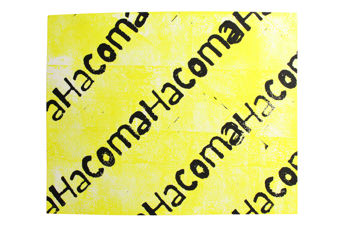 ahaComa Yellow Print (8x10)