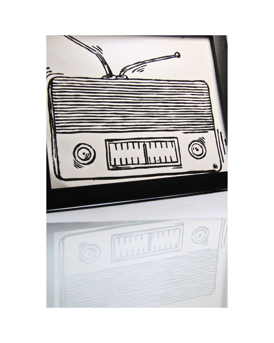 Anthropomorphized Stereo Block Print (8x10)