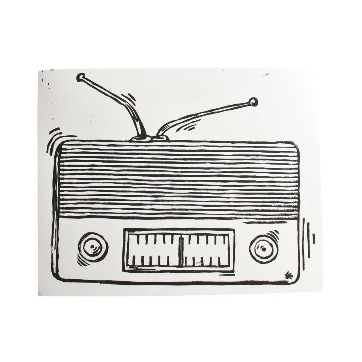 Anthropomorphized Stereo Block Print (8x10)